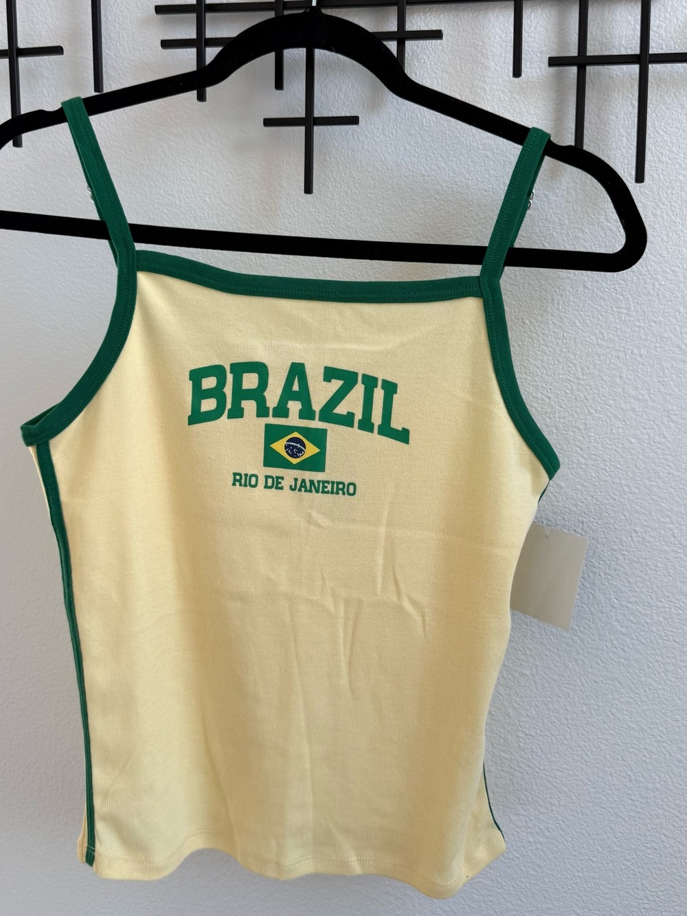 Brazil Rio de Janeiro Cami Tank Top NWT Women’s Small FIFA World Cup Fan Shirt